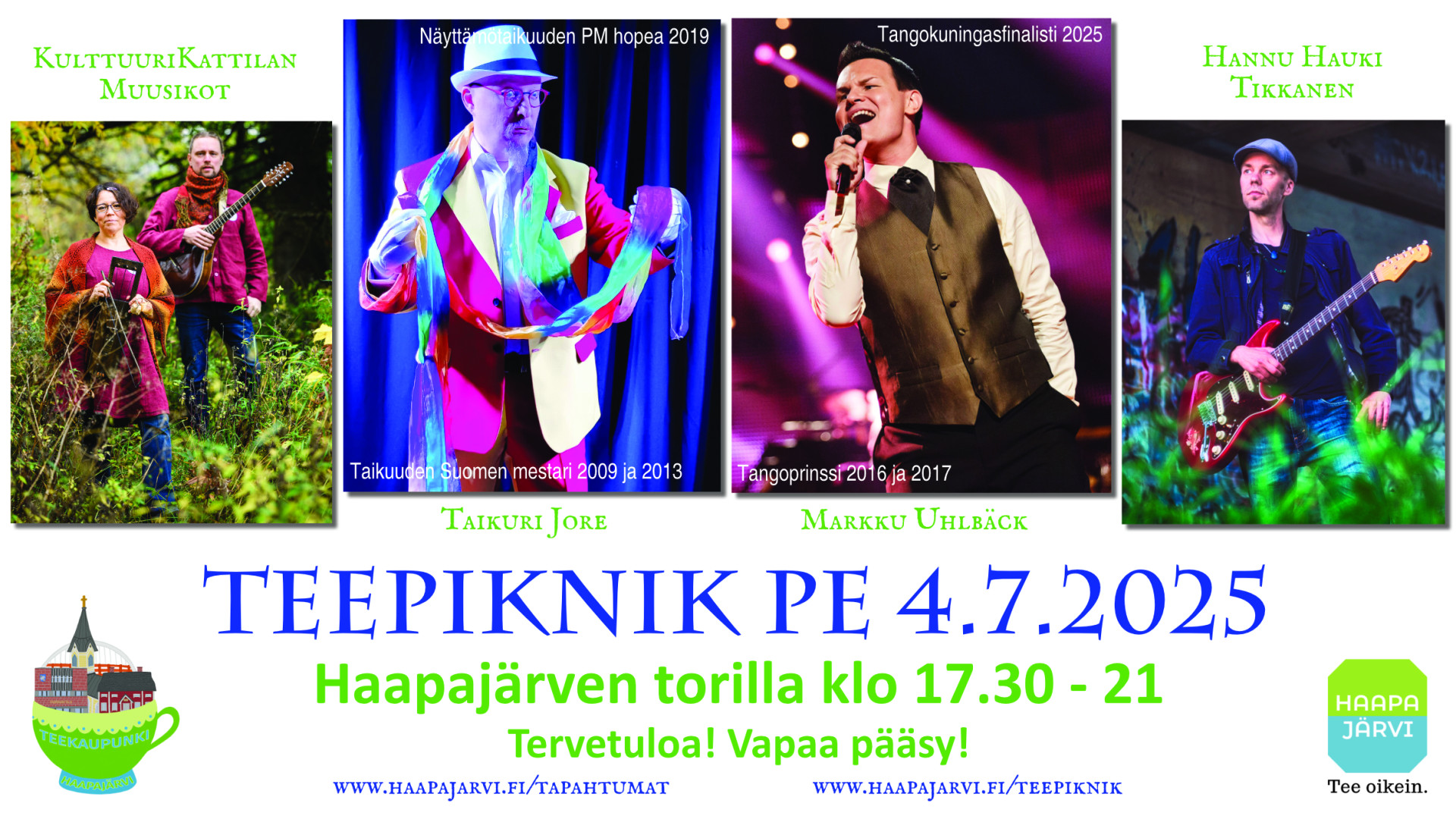 Teepiknik paikka vaihtunut Teepiknik uusi paikka