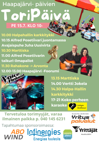 Haapajärvi-päivien toripäivä