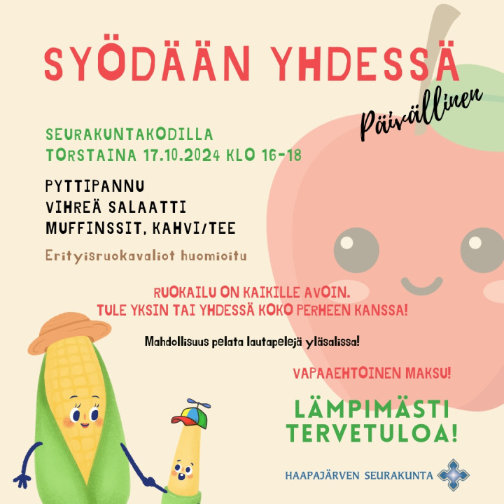 Syödään yhdessä lokakuu